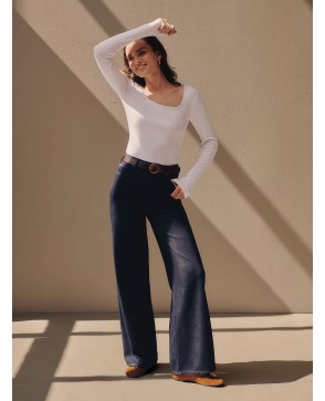LEΕ® Stella Wide Leg Jean...